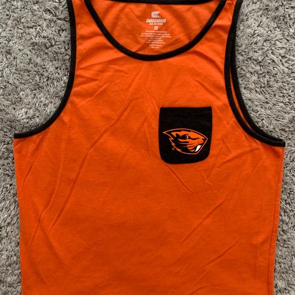 Retro OSU Beavers Lightweight Tank Top. Medium. Colosseum. - Picture 3 of 6
